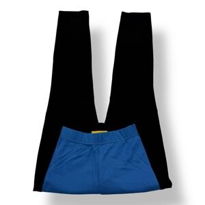 St. John Blue Black Stretch Blend Slack Pants Women's Size Small Petite